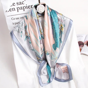 100% Natural Silk Square Scarf