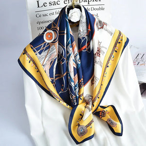 100% Natural Silk Square Scarf