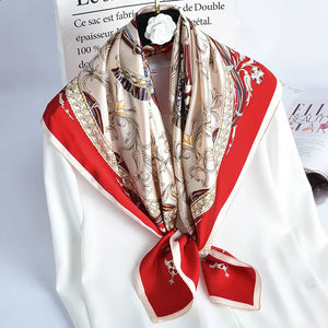 100% Natural Silk Square Scarf