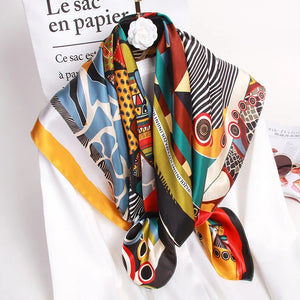 100% Natural Silk Square Scarf