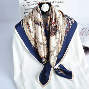 100% Natural Silk Square Scarf