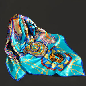 100% Real Silk Square Scarf