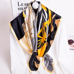 100% Natural Silk Square Scarf