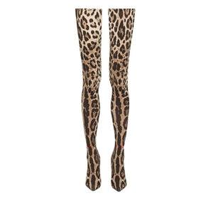 Leopard Elastic Boots