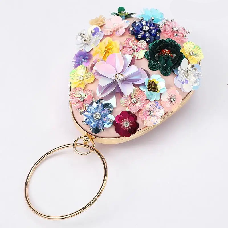 Elegant Floral Luxury Design Clutch