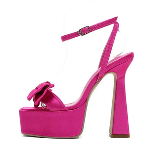 Runway Style Ultra High Heels Platform Sandals