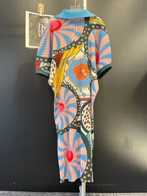 Miyake Original Print Dress