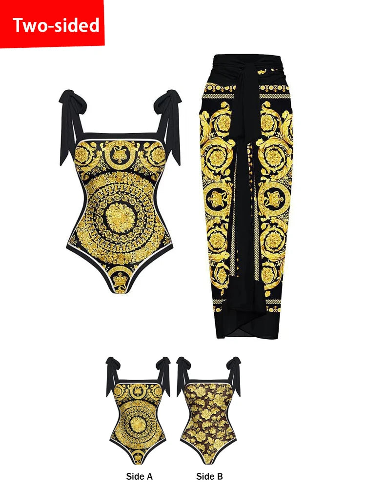 Fashion Printed swimsuit