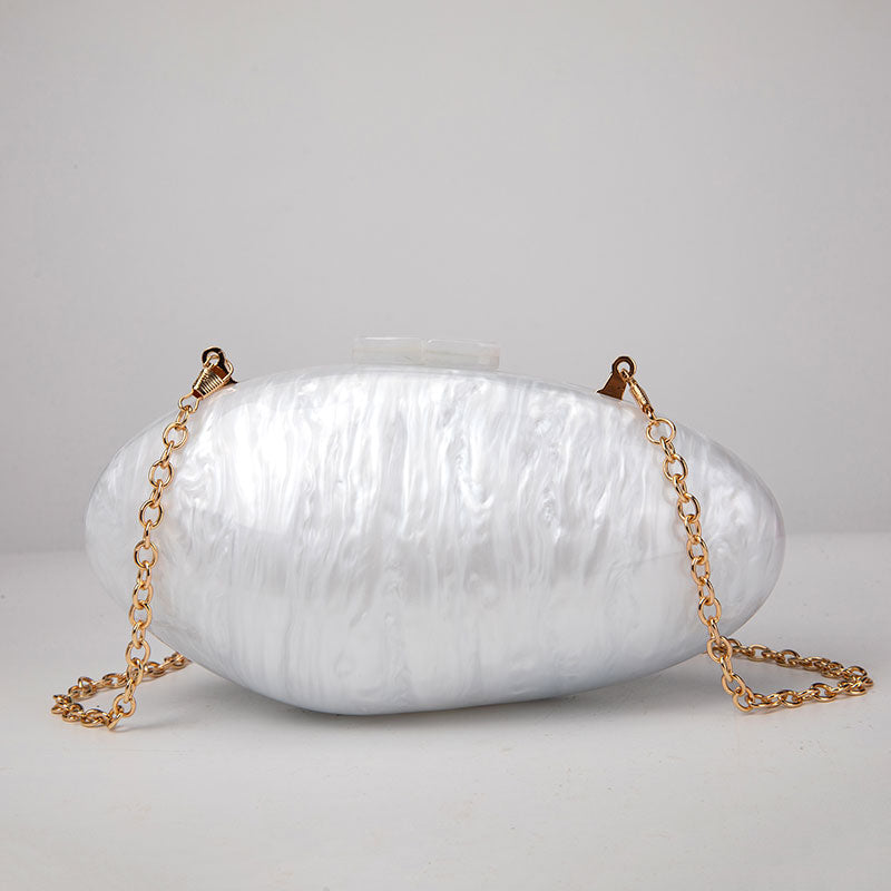 Pearl Acrylic Evening Designer Luxury Clutch