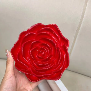 Rose Acrylic Clutch Bag