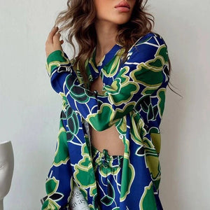 Printed Pajamas Set