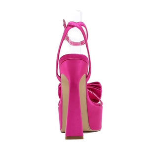 Runway Style Ultra High Heels Platform Sandals