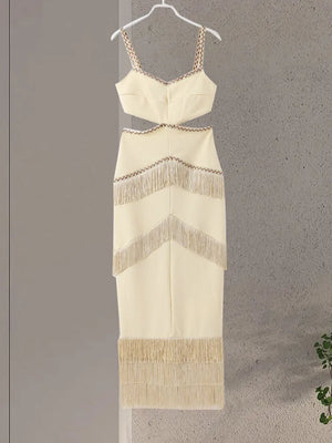 Sexy Fringe Slip Dress