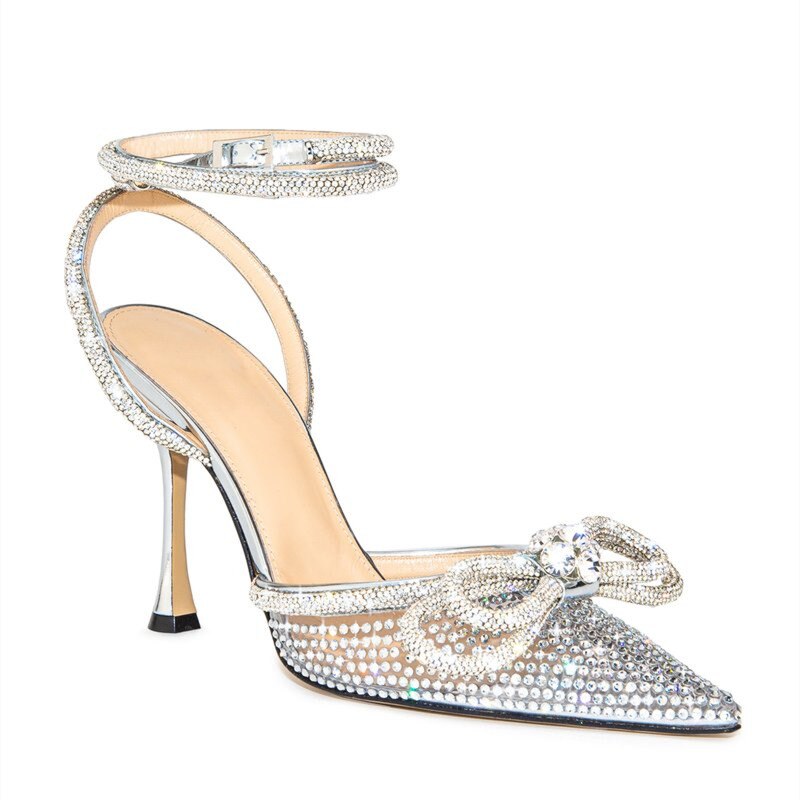 Bling Bling Rhinestones Double bowknot Shoes