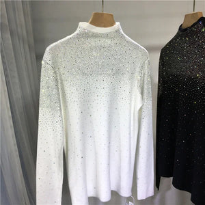 Hot Diamond Sparkling Turtleneck Sweater