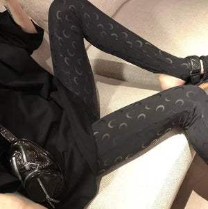 Reflective Tight Elastic OuterWear Leggings