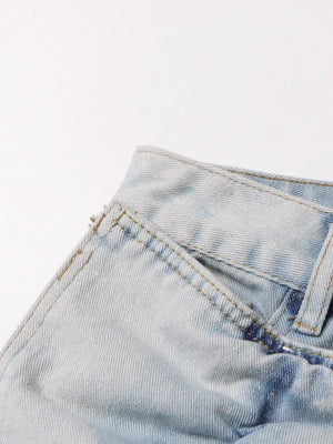 Irregular Denim Skirts