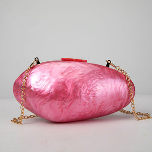 Pearl Acrylic Evening Designer Luxury Clutch