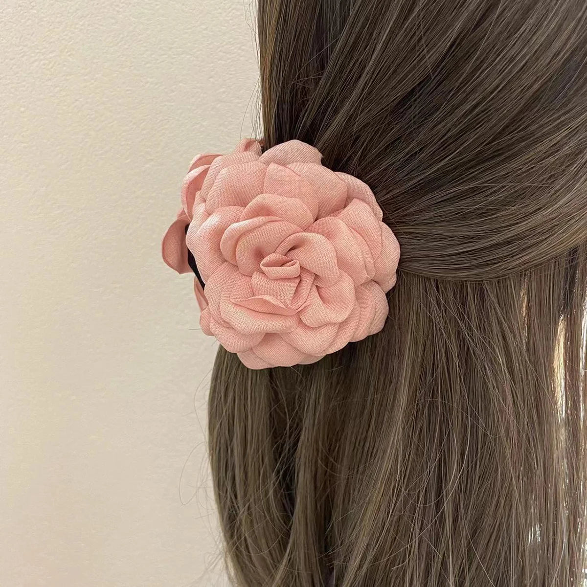 Rose Flower Hair Claw Clips