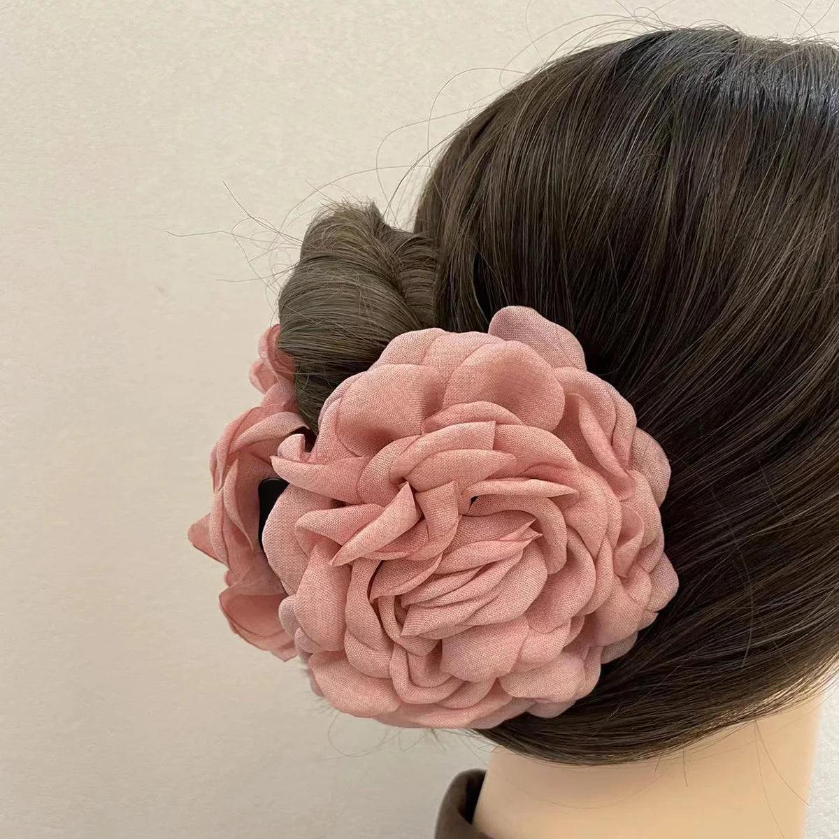 Rose Flower Hair Claw Clips