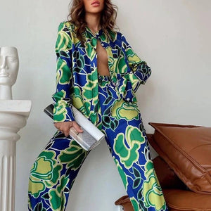 Printed Pajamas Set