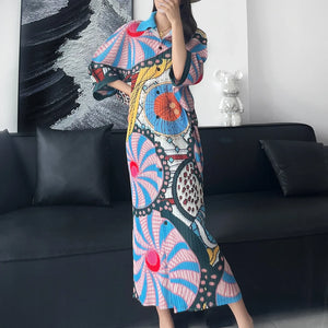 Miyake Original Print Dress