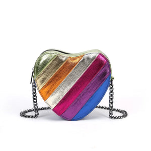 Kurt G Rainbowed Handbag Luxury Designer Crossbody Bag For Women Fashion Trend Brand Designer Ladies PU Shoulder Bags Gift