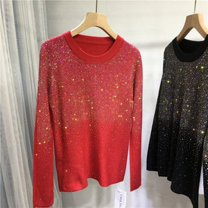 Hot Diamond Sparkling Turtleneck Sweater