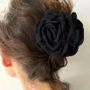 Rose Flower Hair Claw Clips