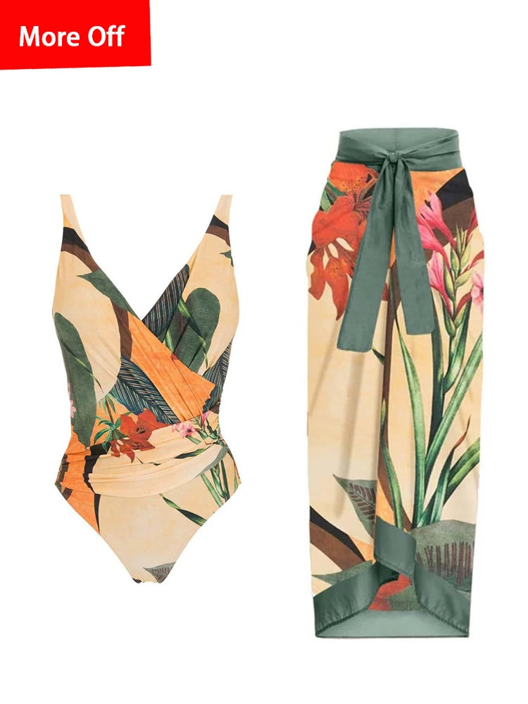 Fashion Printed swimsuit