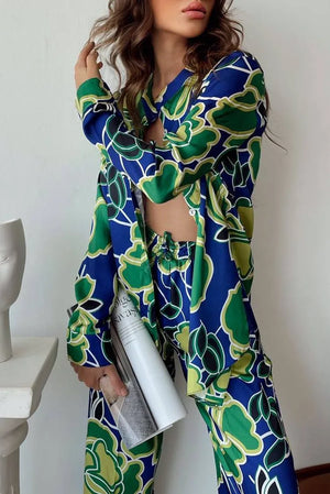 Printed Pajamas Set