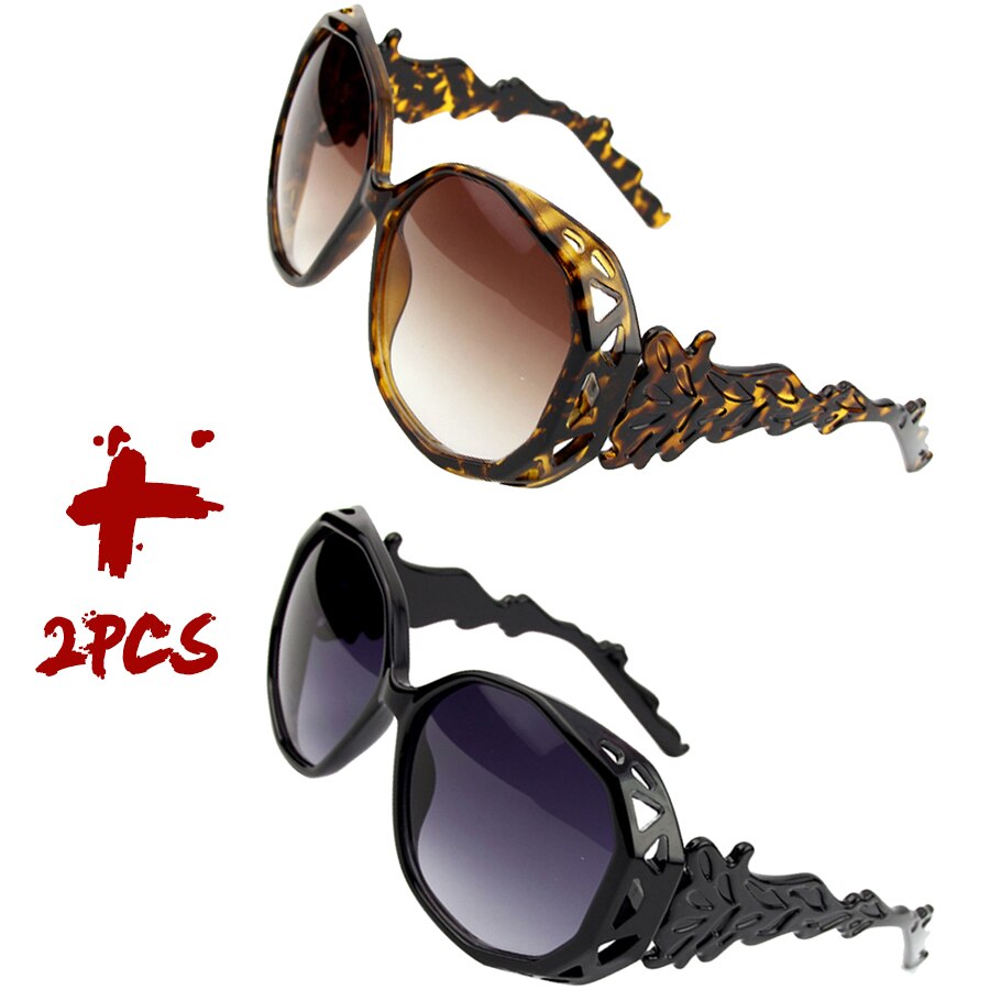 Luxury Oversized Sunglasses Polygon Frame