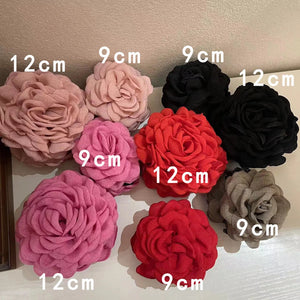 Rose Flower Hair Claw Clips