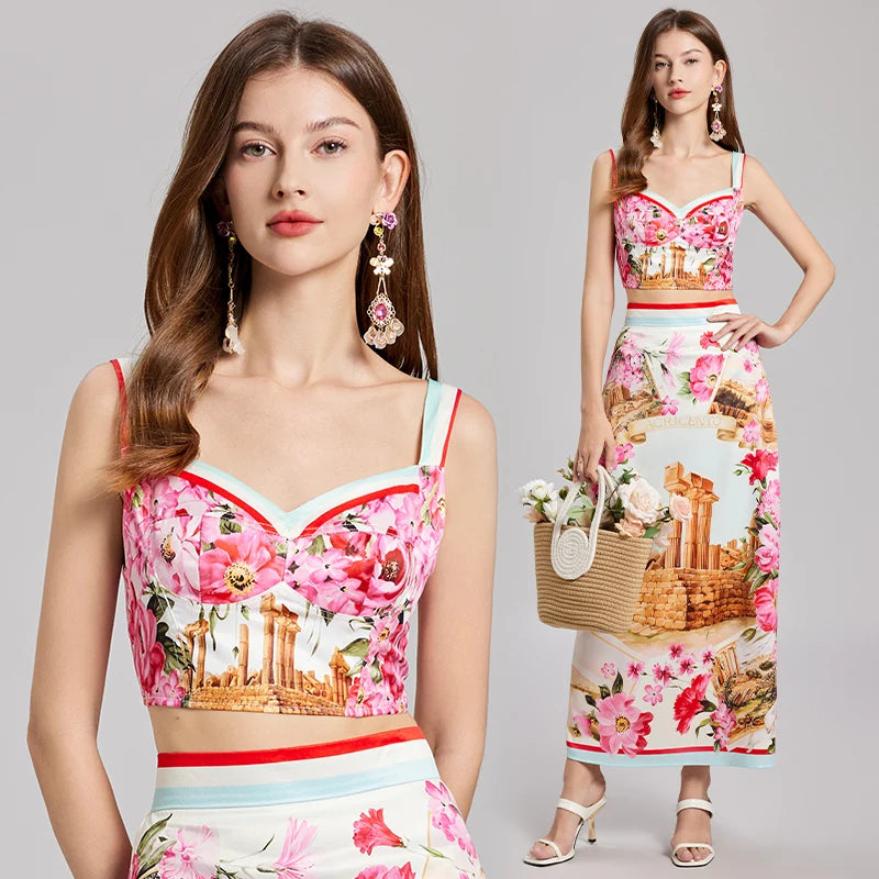 Flower Two-piece Set