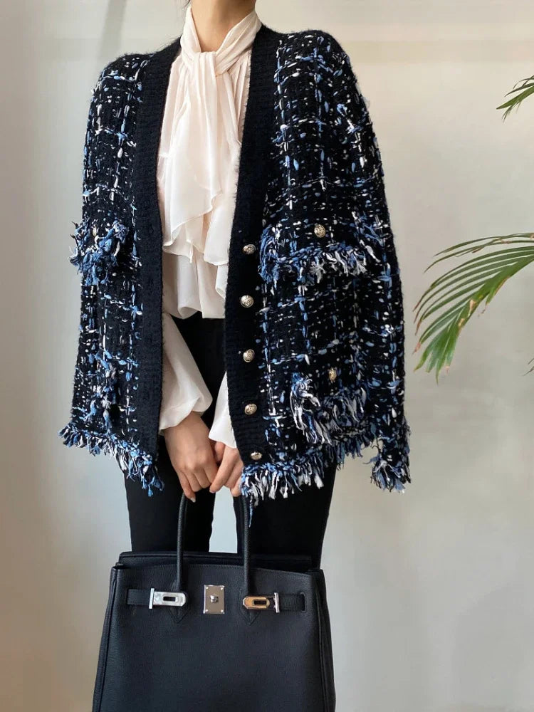 Vintage Tassels Patchwork Jacket