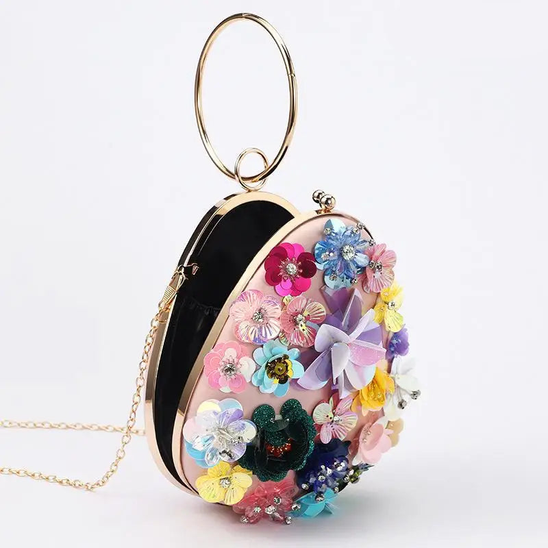 Elegant Floral Luxury Design Clutch