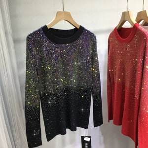 Hot Diamond Sparkling Turtleneck Sweater