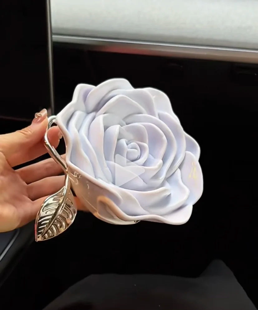 Rose Acrylic Clutch Bag