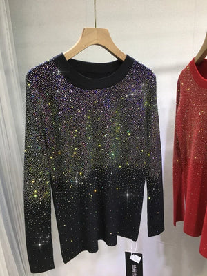 Hot Diamond Sparkling Turtleneck Sweater