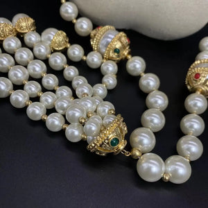 Luxury Vintage Baroque  Pearl Necklace