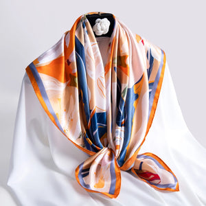 100% Natural Silk Square Scarf