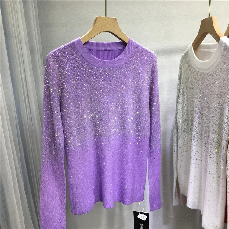 Hot Diamond Sparkling Turtleneck Sweater