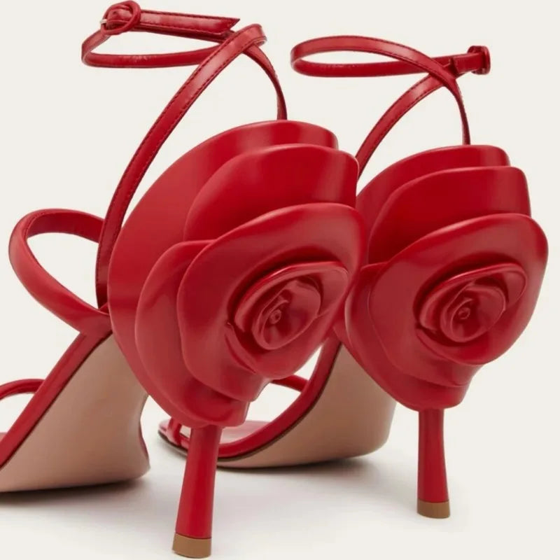 High Quality Rose Blossom Sandals