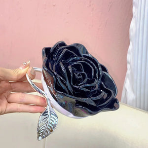 Rose Acrylic Clutch Bag