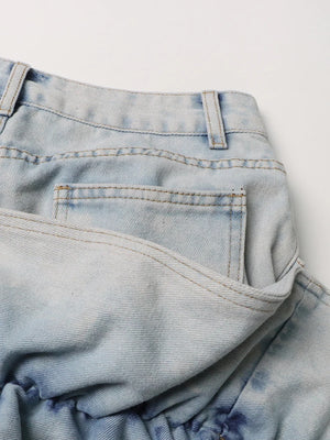 Irregular Denim Skirts