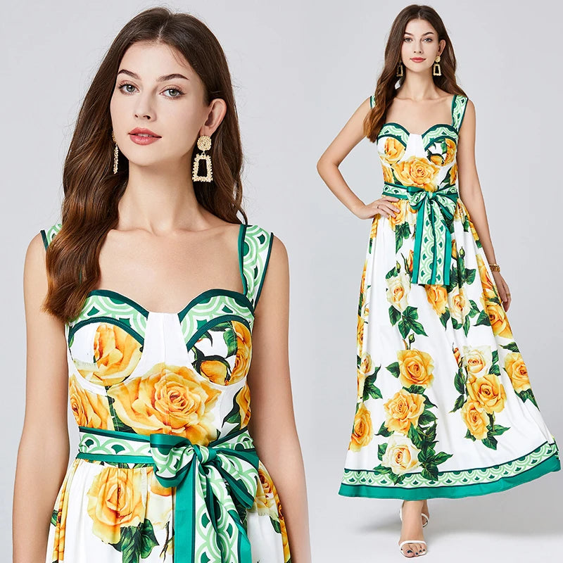 Lemon Print Sundress