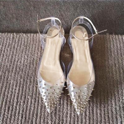 Clear PVC Rivets Shoe