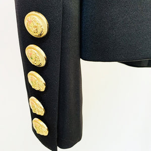 High Quality Designer Shoulder Strass Diamonds Beaded Blazer