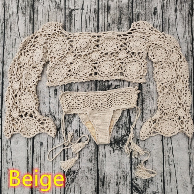 Hand Crochet Bikini Cover Up