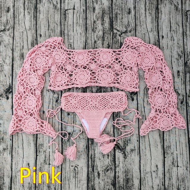 Hand Crochet Bikini Cover Up